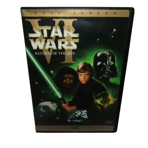 Star Wars Vi Return Of The Jedi Dvd Full Screen One Disc With Insert 7
