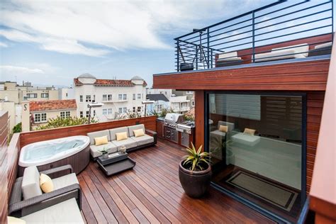 is this the most amenities ever on one sf roof deck curbed sf roof terrace design rooftop