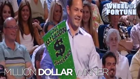 First Million Dollar Winner Wheel Of Fortune Youtube