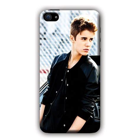 Justin Bieber Leaning Against Car Iphone 5c Protective Phone Case