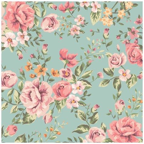 Colors range from pale pastels to bold basics. Cutesie Wallpaper in 2021 | Vintage floral pattern ...