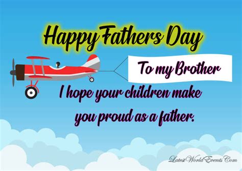 Fathers Day Messages For Brother Latest World Events