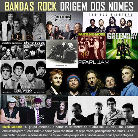 O Blog Do JF Origem Do Nome De Famosas Bandas De Rock