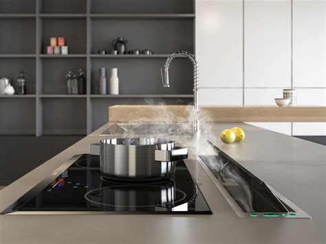 Pero es importante hacer hincapié en que una vez instalada en casa la campana la uses, especialmente si tienes cocina de gas. Campana de cocina integrada en la encimera E-360 - Pando