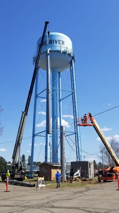 2019 Water Tower Maintenance Pine River Minnesota