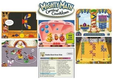 Mighty Math Carnival Countdown Ages 5 8 Cd 1997 Winmac New Cd