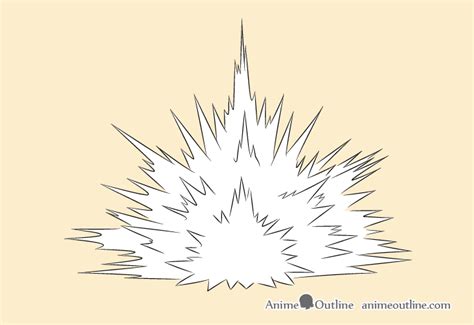How To Draw An Explosion Step By Step Forde Smagal