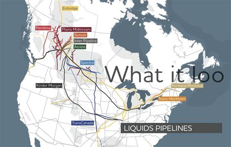 About Pipelines What North Americas Pipeline Network Looks Like Today