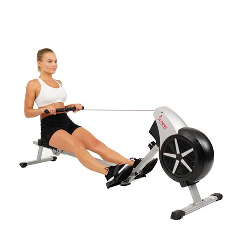 Sunny Health And Fitness Sf Rw5633 Full Motion Air Rower Rowing Machine