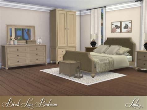 The Sims Resource Birch Lane Bedroom By Lulu265 • Sims 4 Downloads