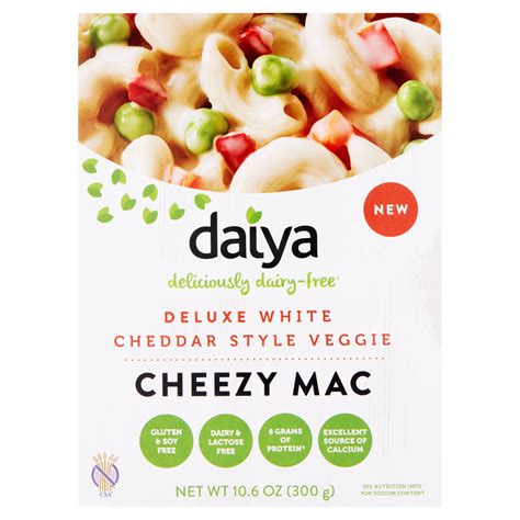 Daiya Deluxe White Cheddar Style Veggie Cheezy Mac 10 6 Oz Dairy