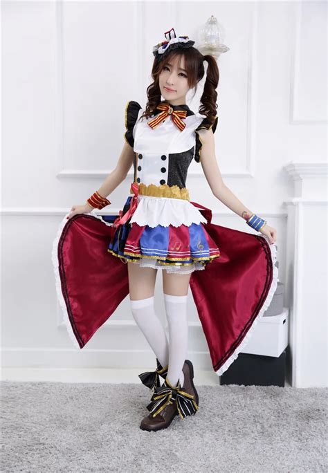 Lovelive Cosplay Costume Girl Women Maid Dress Kotori Minami Cosplay