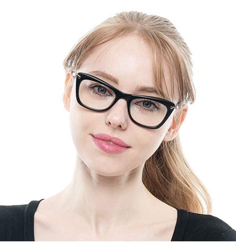 Womens Fashion Designer Cat Eye Eyeglasses Frames With Metal Arms 2 Pairs Black Tea