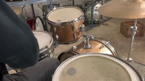 1960s Ludwig Super Beat Champagne Sparkle Drum Kit Youtube