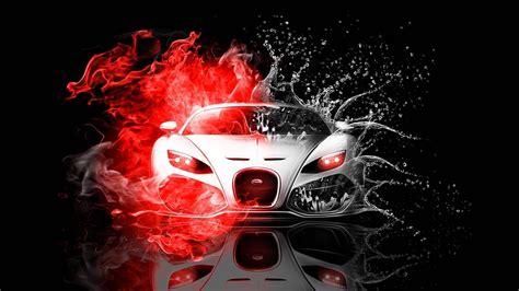 Wallpaper Black And Red Hd Black And Red Hd Wallpapers Bugatti Car 3d