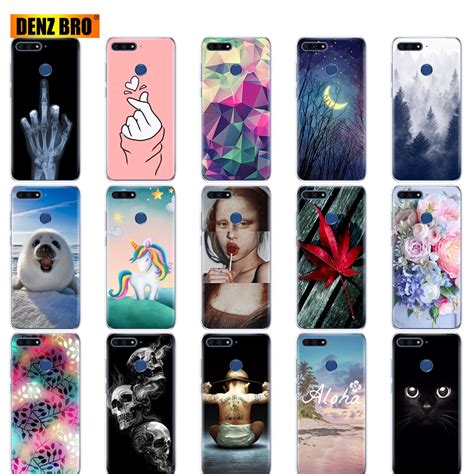 For Huawei Honor 7c 57 Inch Case Silicone Soft Tpu Cover Back