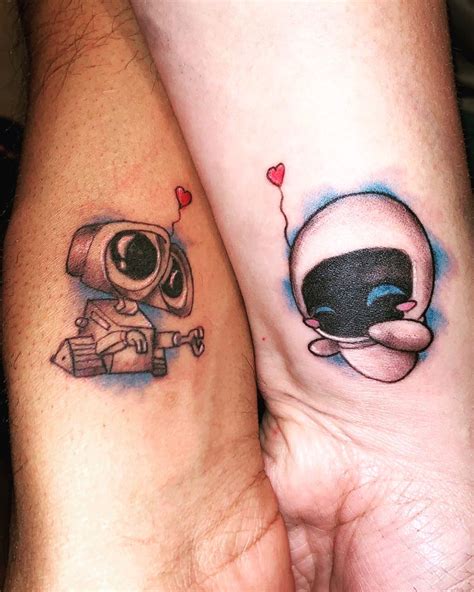 Top More Than 72 Wall E And Eve Tattoo Best In Cdgdbentre