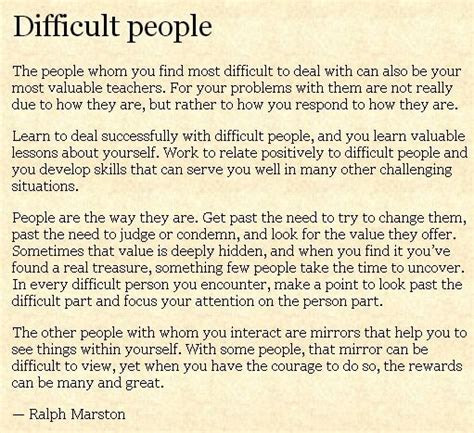 Difficult People Words To Live By For All The Shortsighted People In