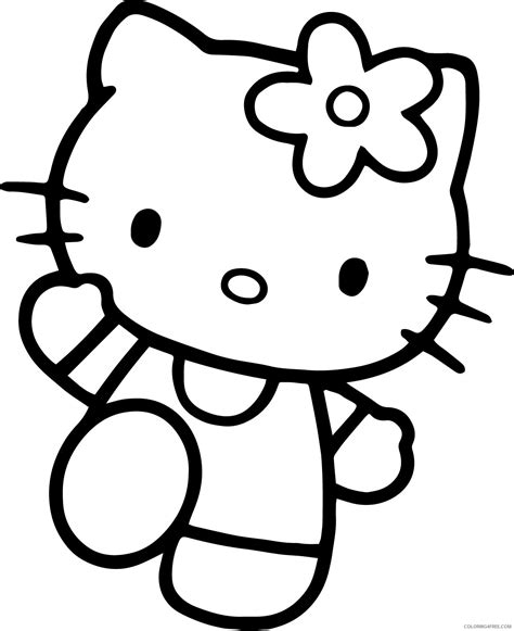 Hello Kitty Horse Coloring Page Coloring Pages