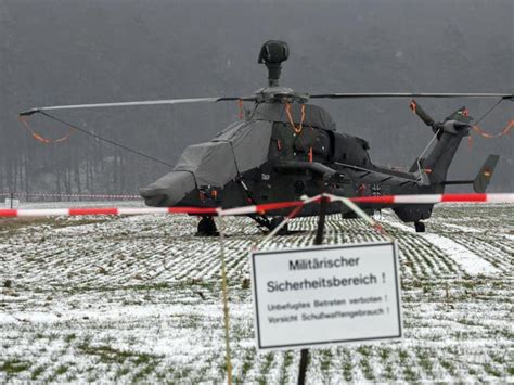 Bundeswehr Setzt Flugbetrieb Aller 53 Tiger Kampfhubschrauber Aus