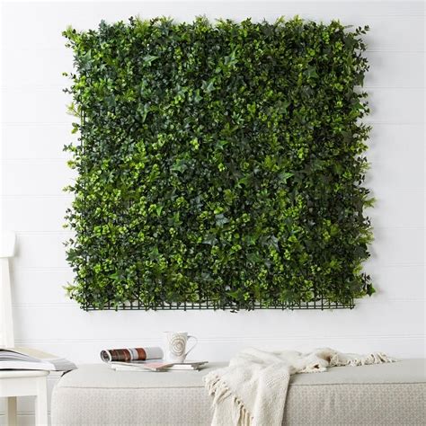 Artificial Plant Wall Panels Ivy And Fine Leaf A Lush Green Design A