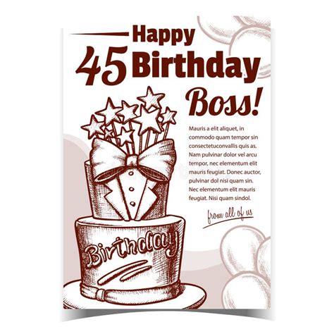 Happy Birthday Boss Stock Illustrations Happy Birthday Boss Stock Illustrations Vectors