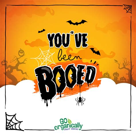 You've Been Booed: A Halloween How-To | Go Organically® Organic Fruit ...