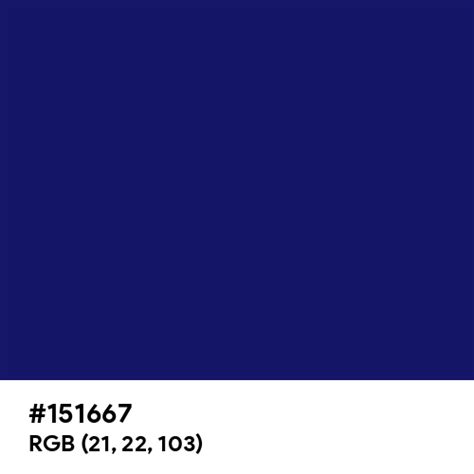 Blue Sapphire Color Hex Code Is 151667