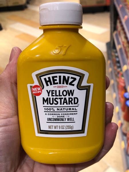 Heinz Yellow Mustard 1source