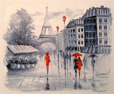 Paris Paintings By Olha Darchuk