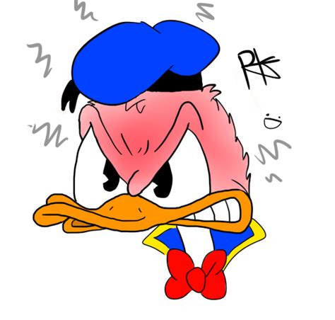 Angry Donald Duck By Doodlinghitman On Deviantart