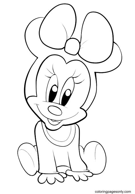 Cute Baby Disney Coloring Pages
