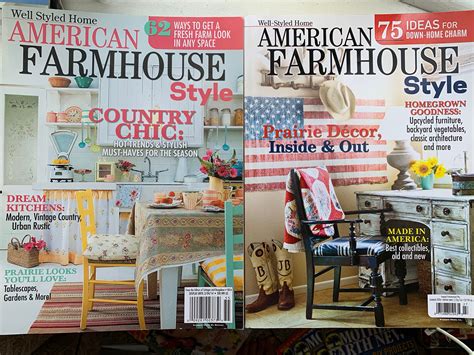 American Farmhouse Style Magazine Six Issues Farmhouse Etsy