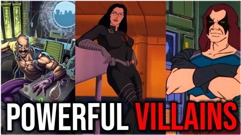 The 10 Most Powerful Villains Ranked Youtube