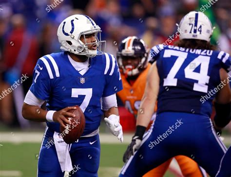 Indianapolis Colts Quarterback Jacoby Brissett 7 Editorial Stock Photo