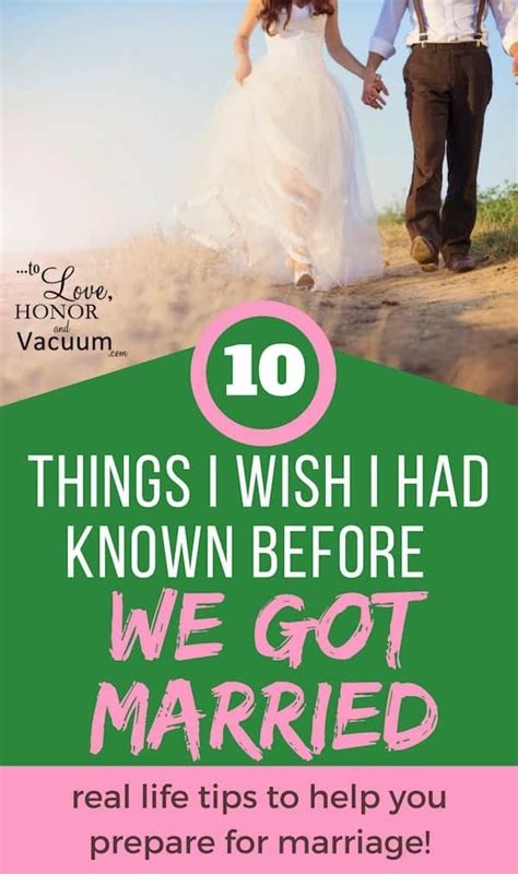 preparing for marriage 10 things i wish i had known before we got married great marriage advi
