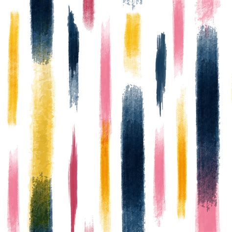 Colorful Brush Strokes Wallpaper Peel And Stick The Wallberry