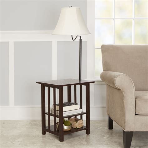 Better Homes And Gardens 3 Rack End Table Floor Lamp Espresso Finish