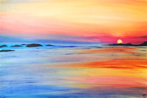 How To Paint Sunrise And Sunset Request A Custom Order