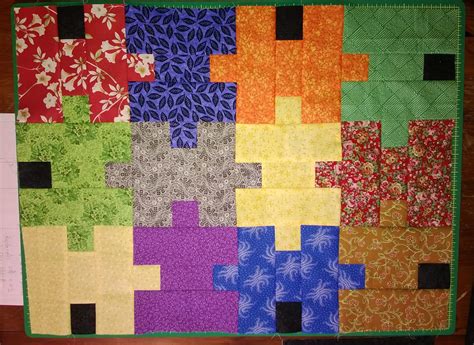 Jigsaw Puzzle Quilt Pattern Pdf File Maine Quilt Company