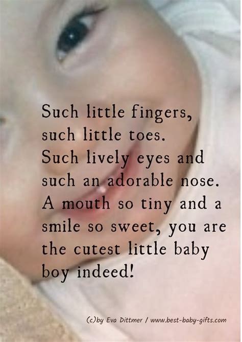 Baby Boy Poems Quotes And Verses For Newborn Boys