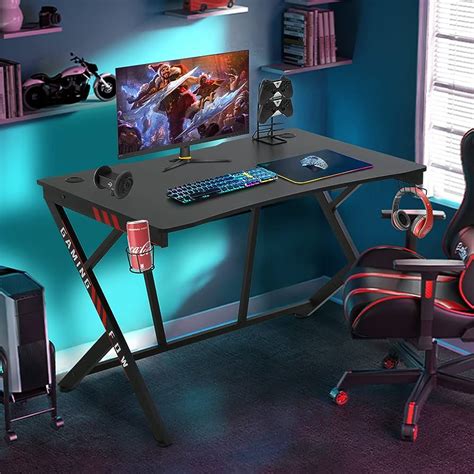 Atlantic Original Gaming Desk With 32 Monitor Stand Charging Station