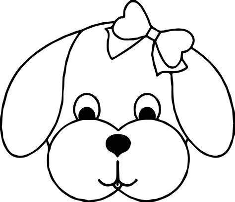 Dog Face Coloring Page Yunus Coloring Pages