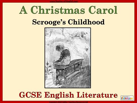 A Christmas Carol Gcse Scrooges Childhood Teaching Resources