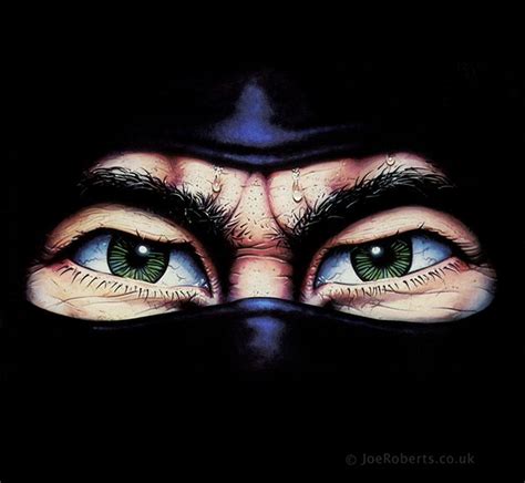 Ninja Eyes By Joe Digital Artwork Artwork