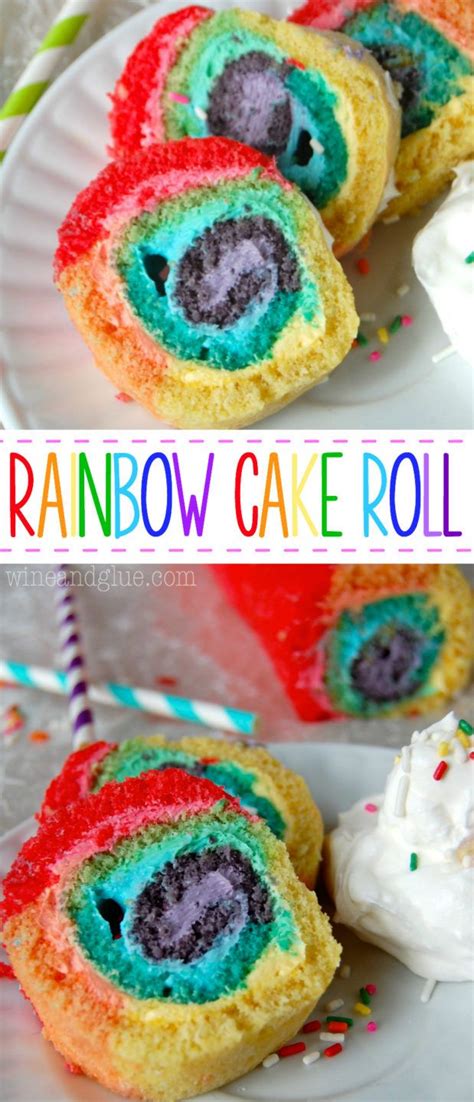 Rainbow Cake Roll An Easy Recipe With A Big Wow Factor Cake Roll