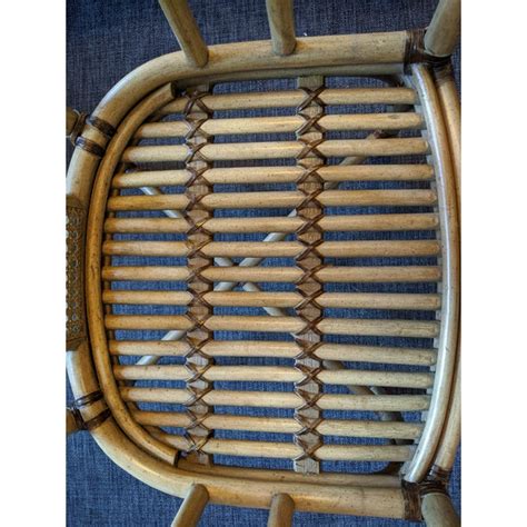 Located in rio vista, ca. 1960s Vintage Drexel Heritage Bamboo Rattan Dining ...