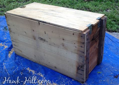How I Turned Shipping Crates Into French Inspired Planter Boxes Hawk Hill