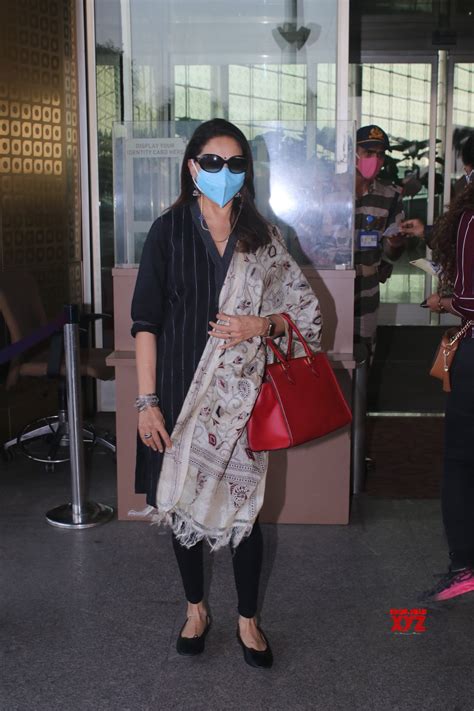 Actress Madhuri Dixit Spotted At Airport Departure Gallery Social
