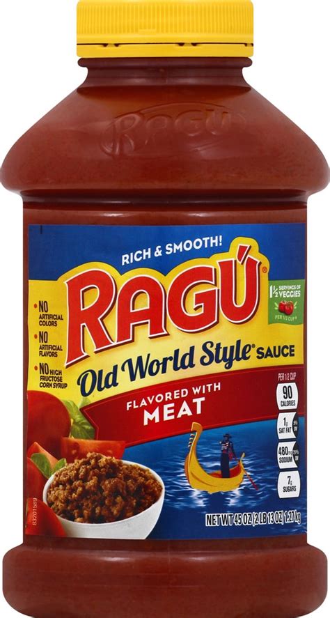 Old World Style Meat Flavored Pasta Sauce Ragú 45 Oz Delivery